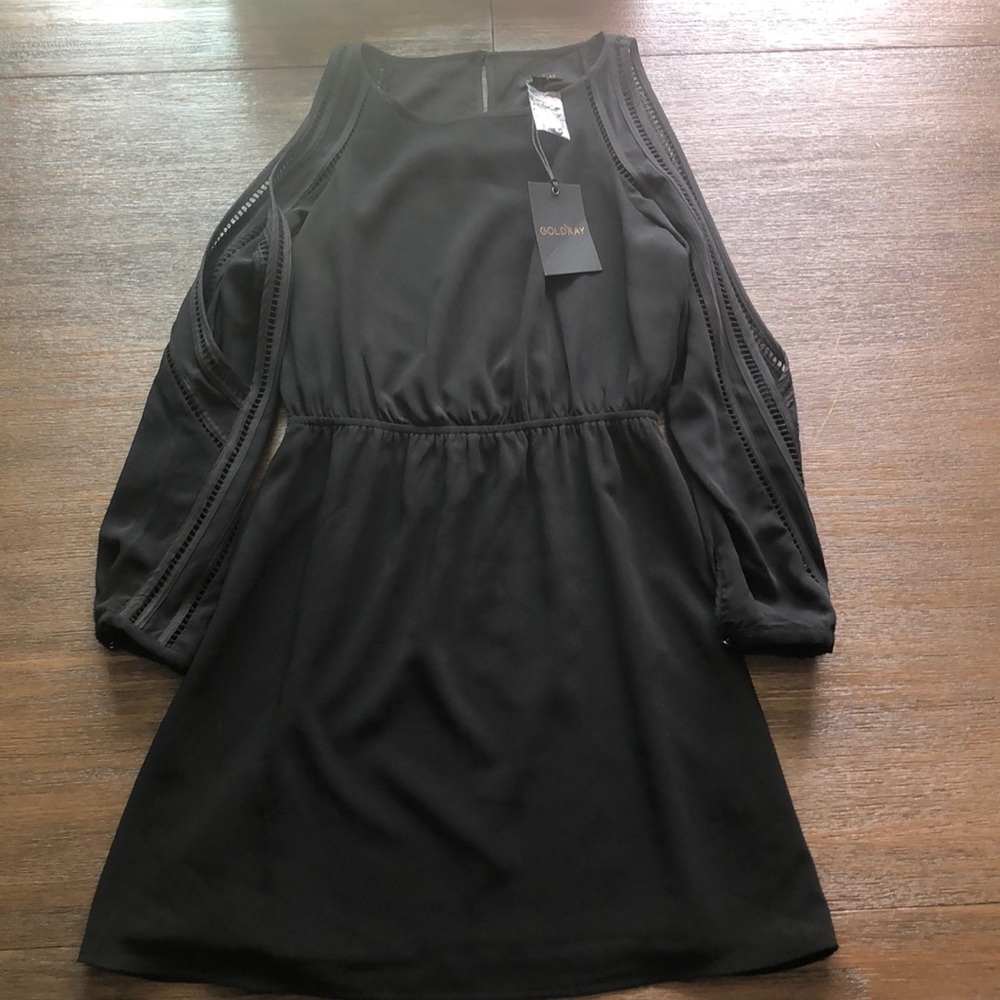 NWT Stitch Fix Black Goldray Dress